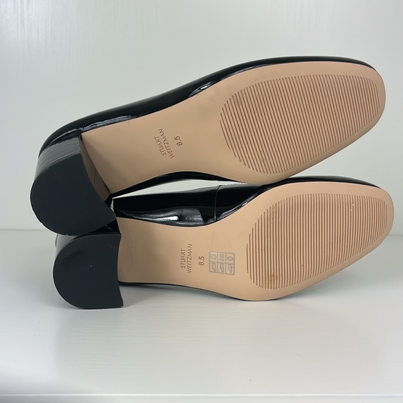 Stuart Weitzman Black Patent Holly 60 Pump - Picture 6 of 9